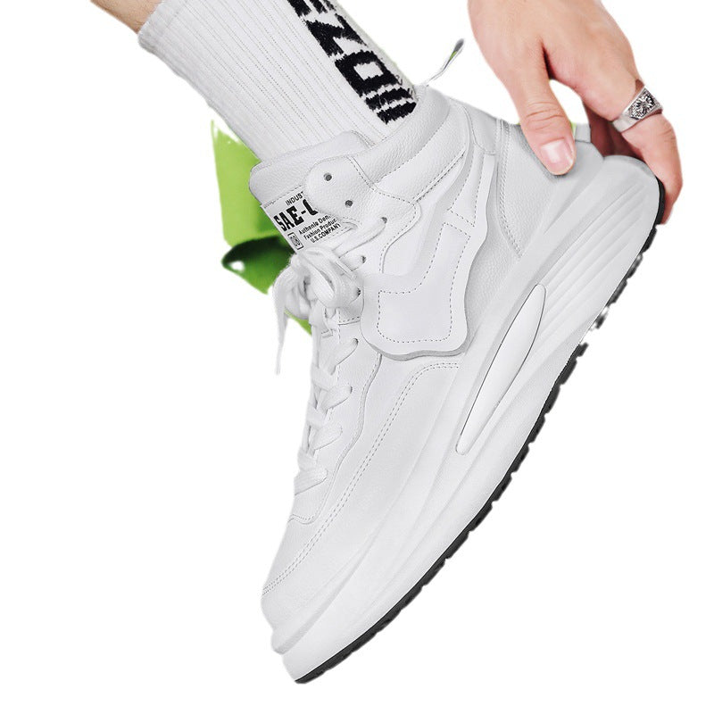 Zapato de tabla de plataforma alta, informal, combinable con todo, para hombre