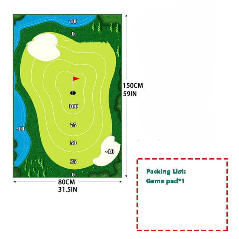 Esterilla de entrenamiento de golf para swing, juguetes para padres e hijos, esterilla direccional para trazar la pelota, almohadillas para practicar el swing