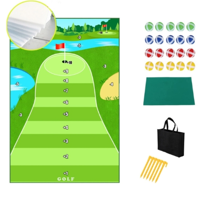 Esterilla de entrenamiento de golf para swing, juguetes para padres e hijos, esterilla direccional para trazar la pelota, almohadillas para practicar el swing