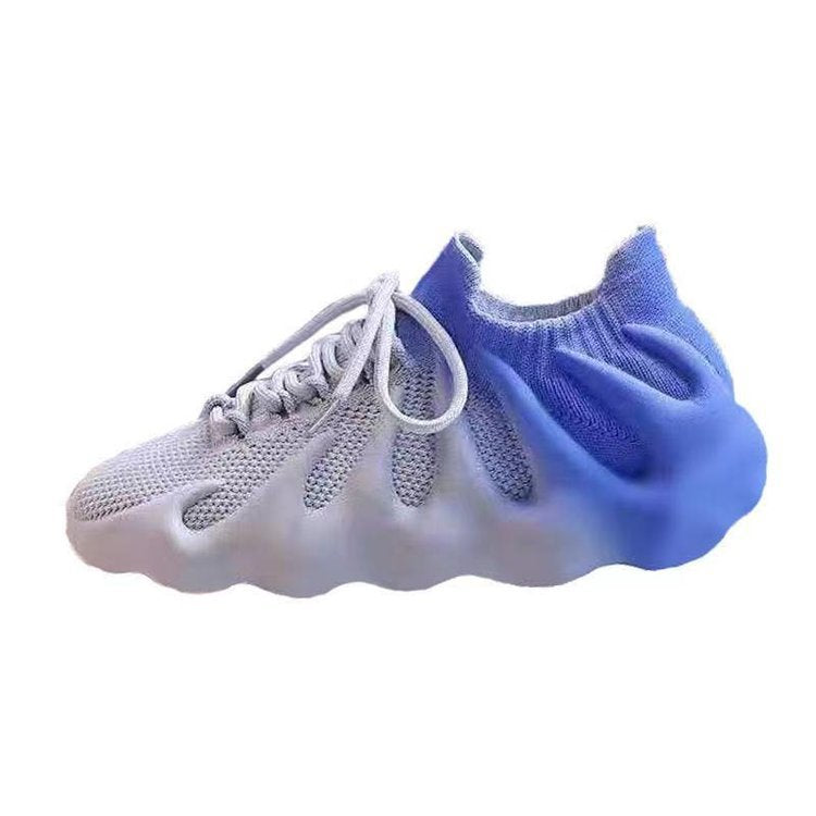Atmungsaktive Sneakers mit runder Zehenpartie und Schnürung