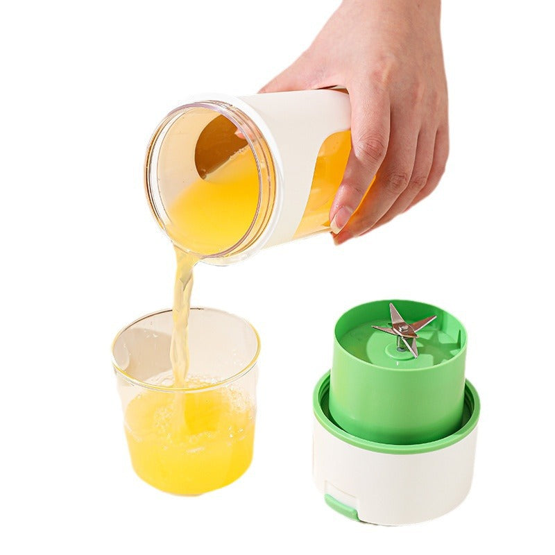 Exprimidor eléctrico de cocina con carga USB, inalámbrico, para jugos, frutas, naranjas, batidora, exprimidor, taza para picar hielo, procesador de alimentos, 2 unidades