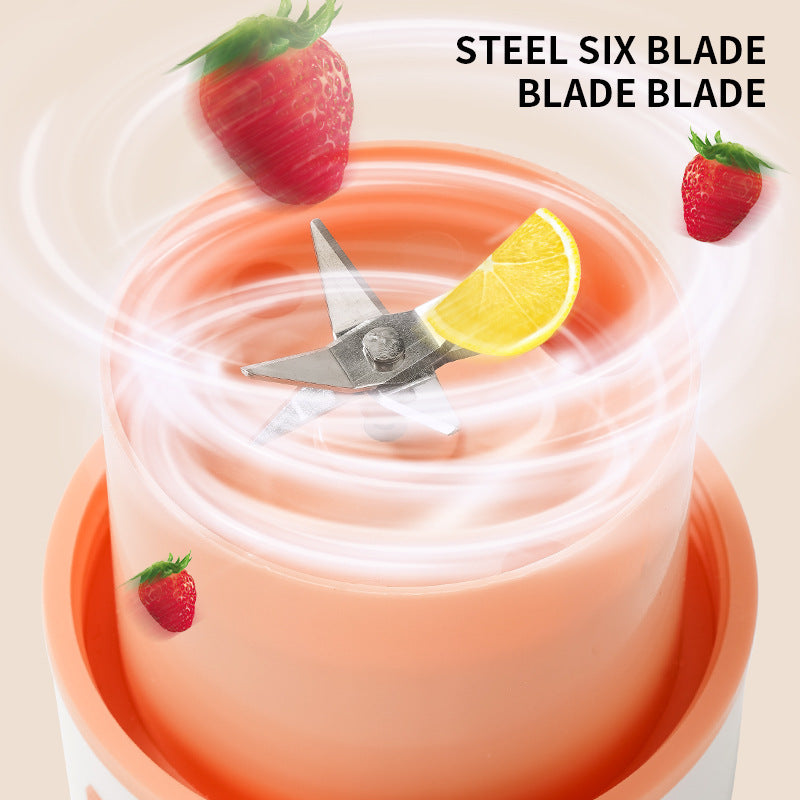 Exprimidor eléctrico de cocina con carga USB, inalámbrico, para jugos, frutas, naranjas, batidora, exprimidor, taza para picar hielo, procesador de alimentos, 2 unidades