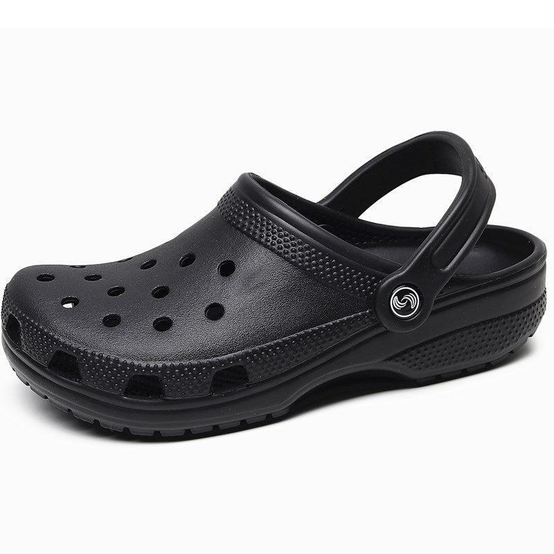 Cave Shoes Women's Beach Hollow Sandals And Slippers Men's Flat Garden Jelly Shoes Outdoor Wading Sandals