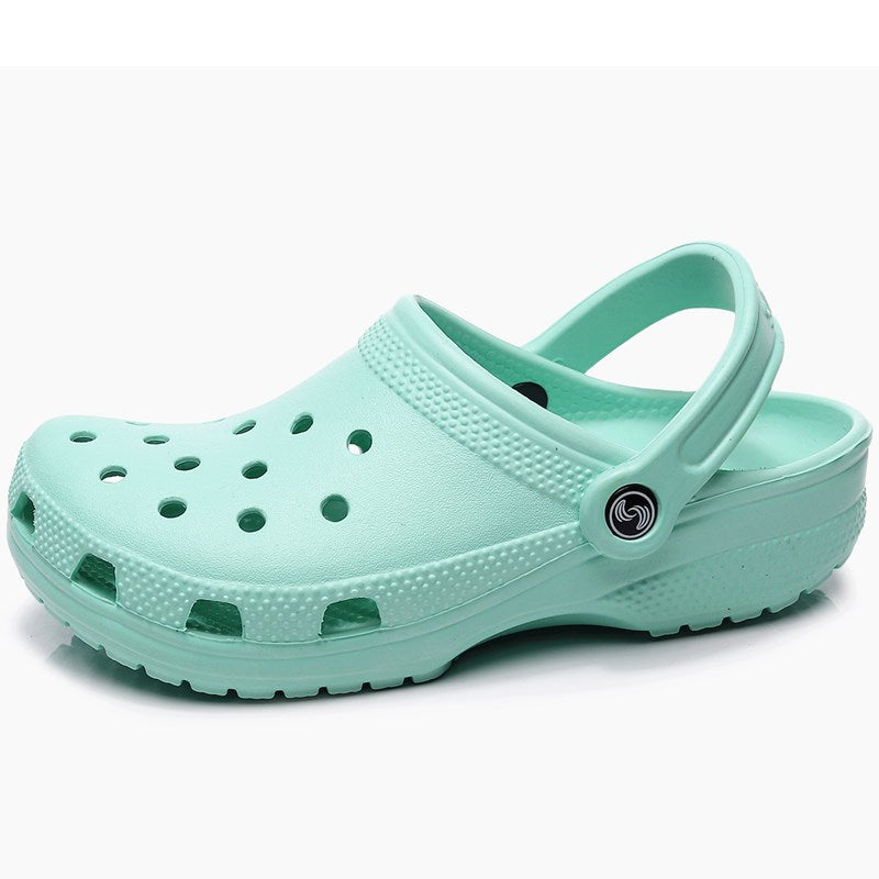 Cave Shoes Women's Beach Hollow Sandals And Slippers Men's Flat Garden Jelly Shoes Outdoor Wading Sandals