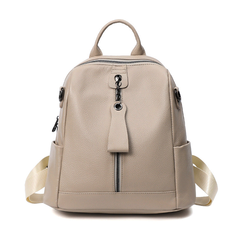 Mochila de Cuero Mochila de Mujer Primera Capa Piel de Vaca