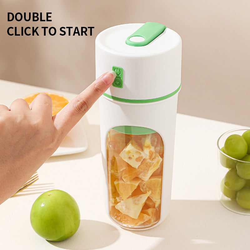 Exprimidor eléctrico de cocina con carga USB, inalámbrico, para jugos, frutas, naranjas, batidora, exprimidor, taza para picar hielo, procesador de alimentos, 2 unidades