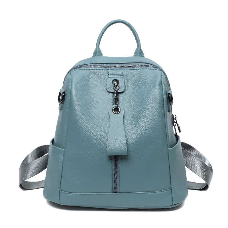 Mochila de Cuero Mochila de Mujer Primera Capa Piel de Vaca
