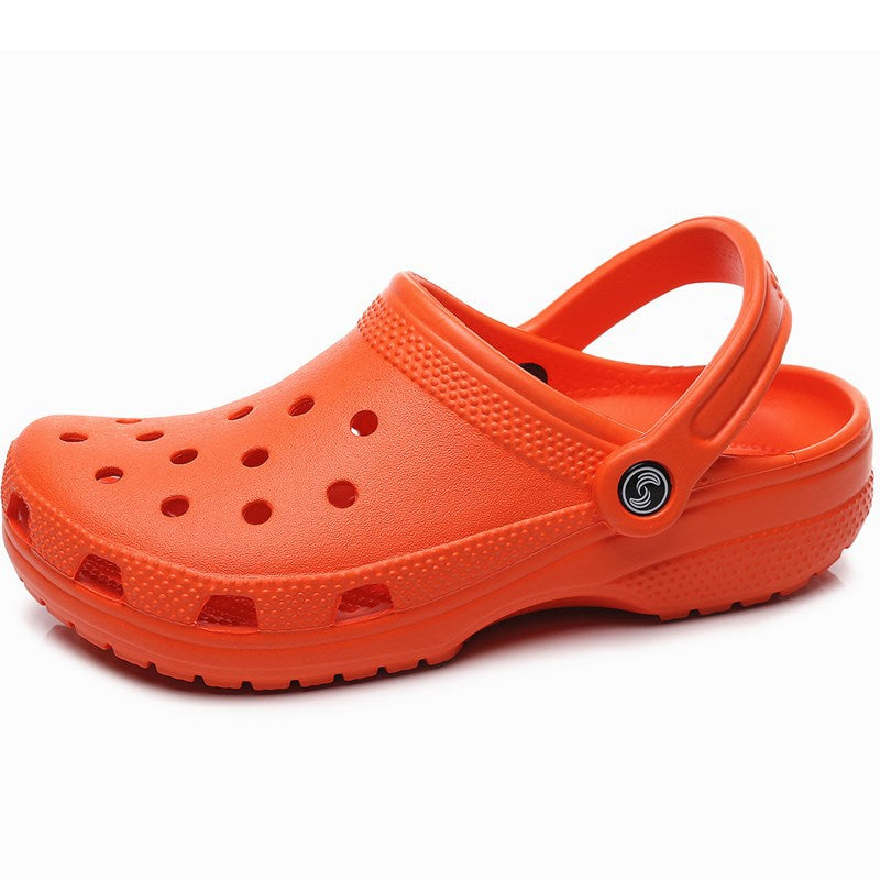 Cave Shoes Women's Beach Hollow Sandals And Slippers Men's Flat Garden Jelly Shoes Outdoor Wading Sandals