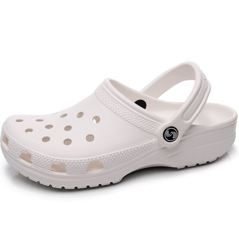 Cave Shoes Women's Beach Hollow Sandals And Slippers Men's Flat Garden Jelly Shoes Outdoor Wading Sandals