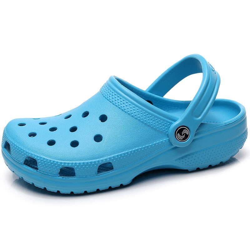 Cave Shoes Women's Beach Hollow Sandals And Slippers Men's Flat Garden Jelly Shoes Outdoor Wading Sandals