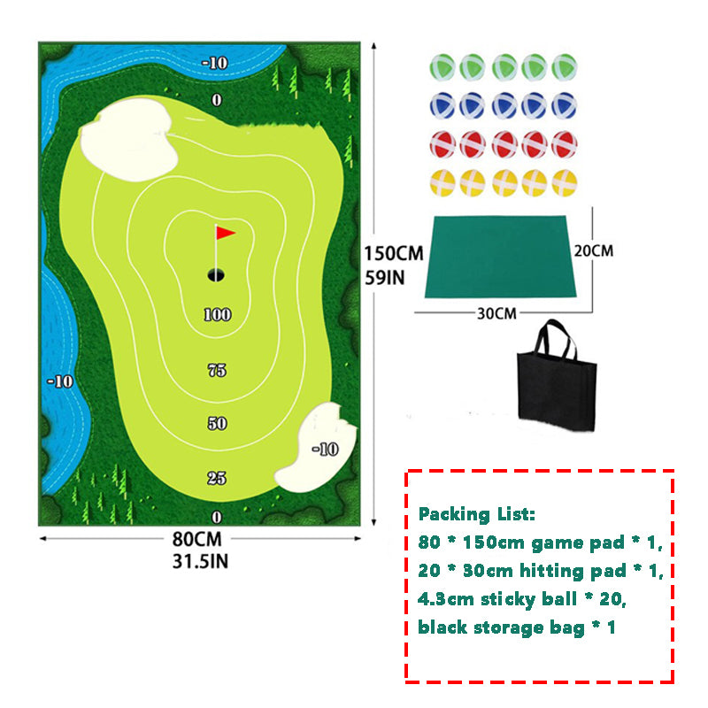 Esterilla de entrenamiento de golf para swing, juguetes para padres e hijos, esterilla direccional para trazar la pelota, almohadillas para practicar el swing