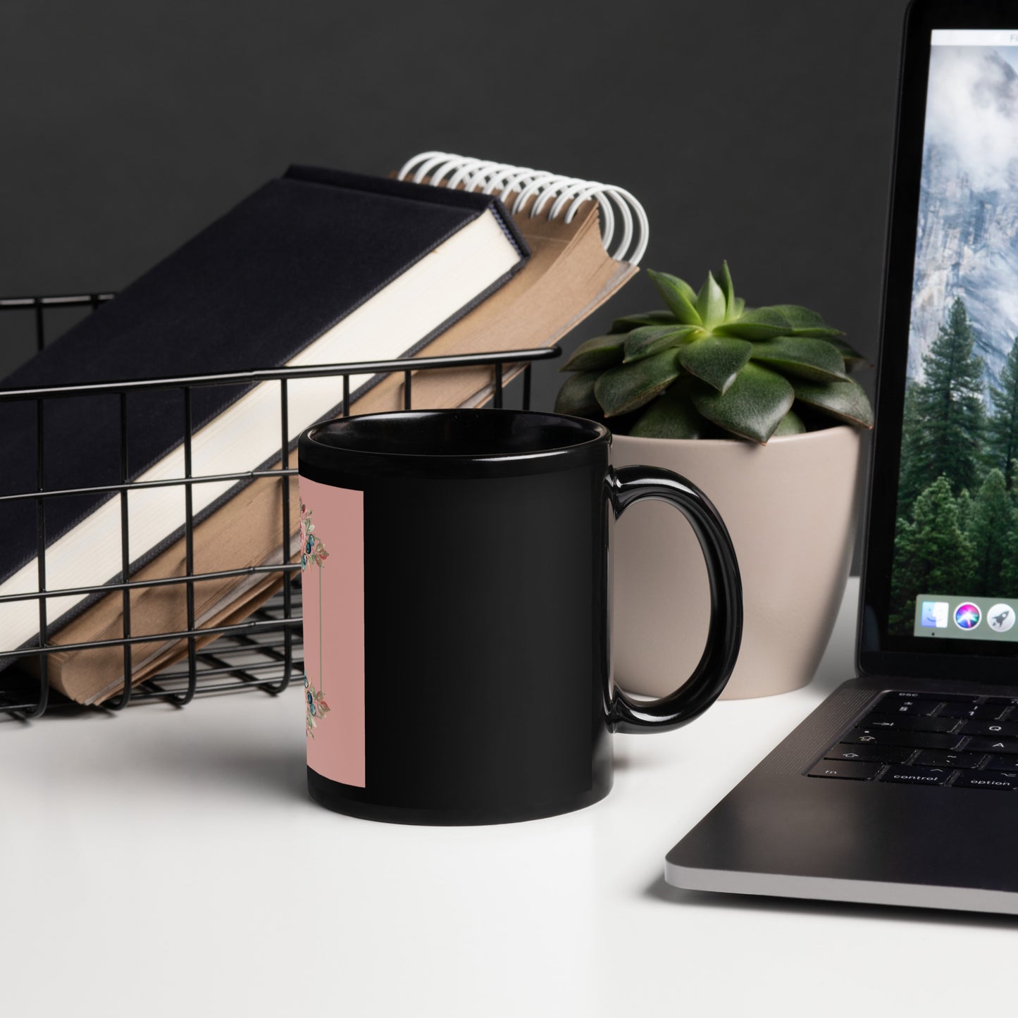 Black Glossy Mug