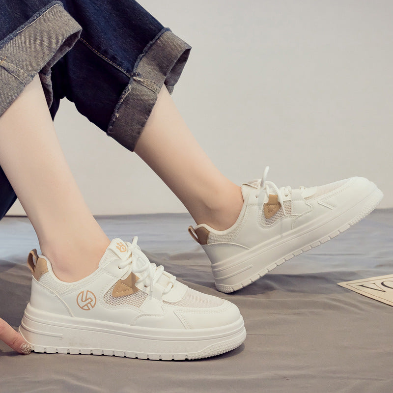 Zapatos deportivos casuales de malla transpirable para mujer