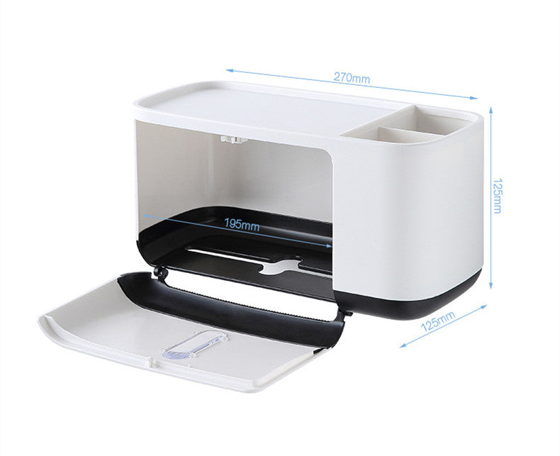 Einfacher multifunktionaler Papierhandtuchhalter Nagelfreies wasserdichtes Handtuchpumpen