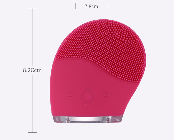 Silica Gel Cleaner Electric Face Washing Pore Cleaner Waterproof Charging