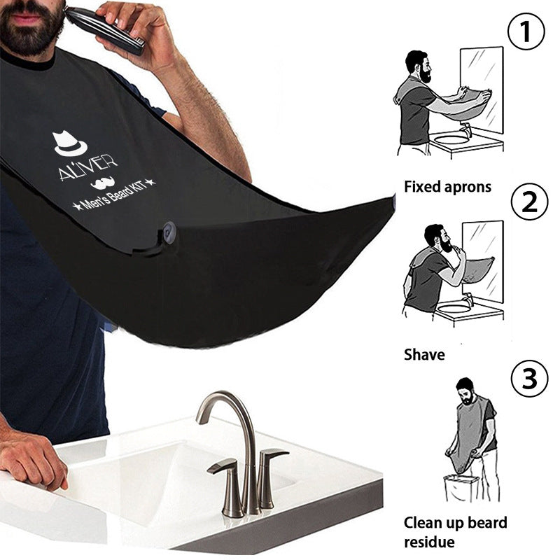 Juego de afeitado de barba y cabello para hombre, herramienta de baño, cepillo, peine, tijeras de afeitar, juego de peinado limpio