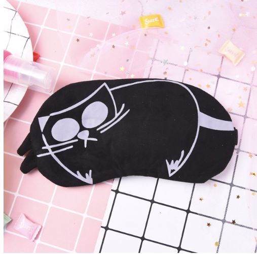Cartoon cute summer cool breathable men and women ice pack sleep eye mask shading ice bag sleeping eye protection
