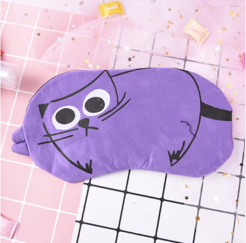 Cartoon cute summer cool breathable men and women ice pack sleep eye mask shading ice bag sleeping eye protection
