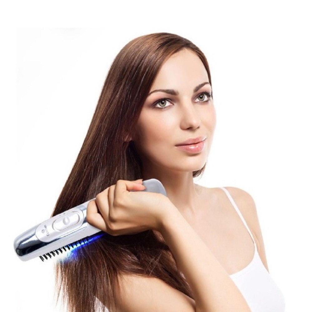 HElectric ead Massage Comb Healthy Scalp Vibration Comb Portable Household Battery Massage Comb