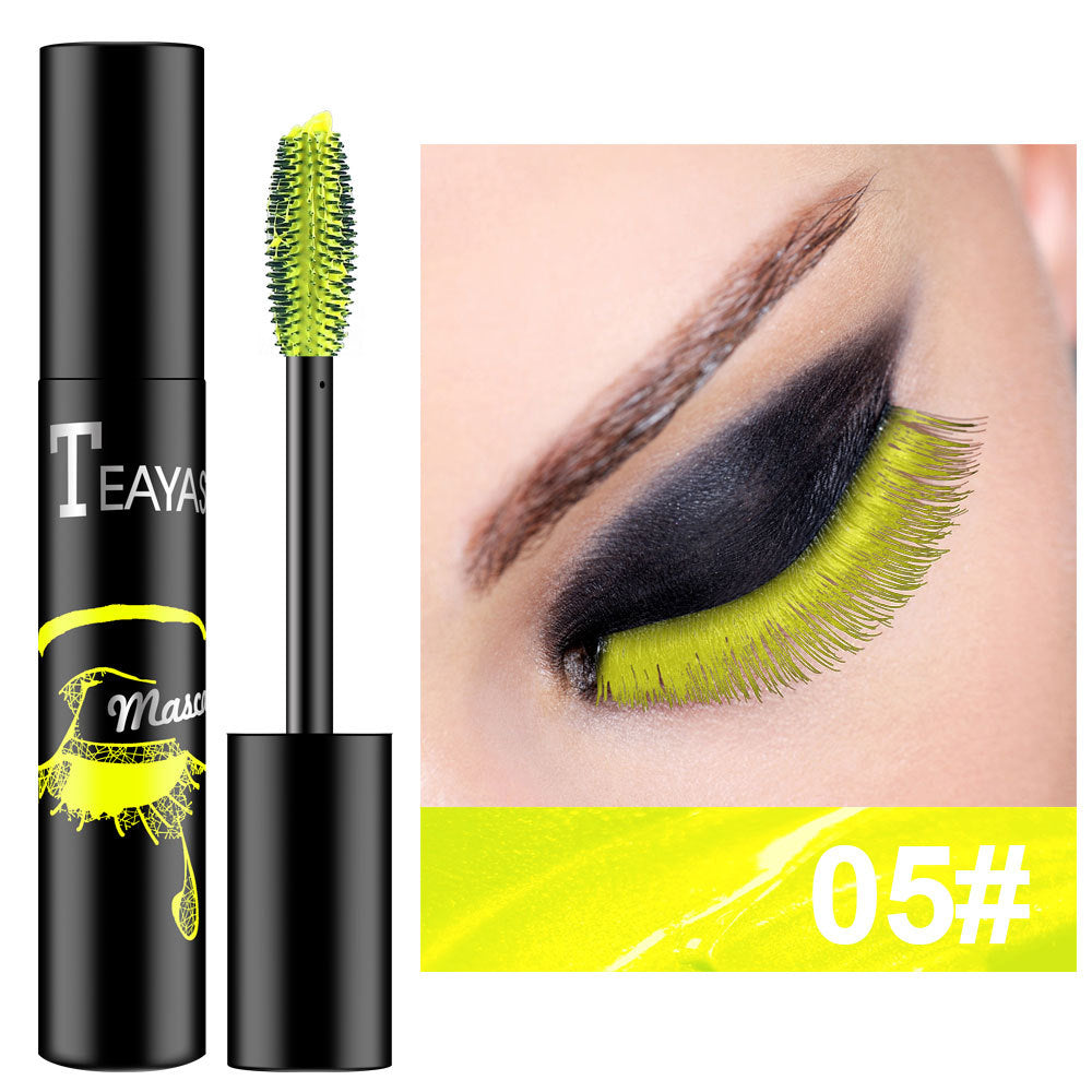 Farbige fluoreszierende Wimperntusche