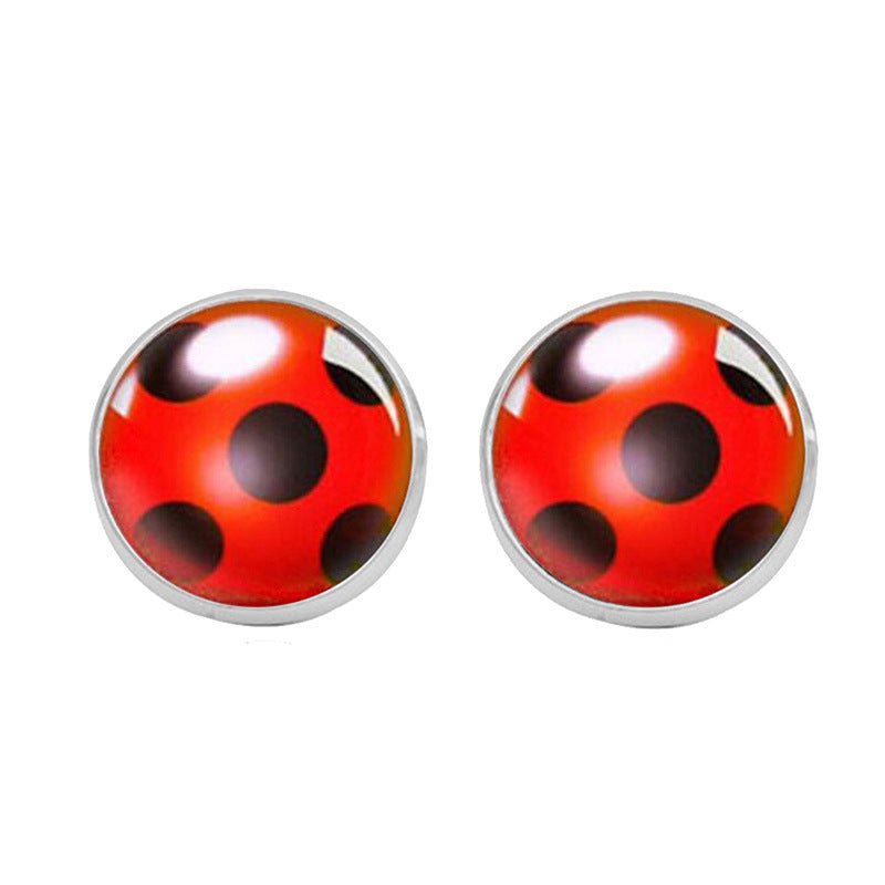 Boucles D'oreilles Pour Filles, Collier Fantaisie, Perruque