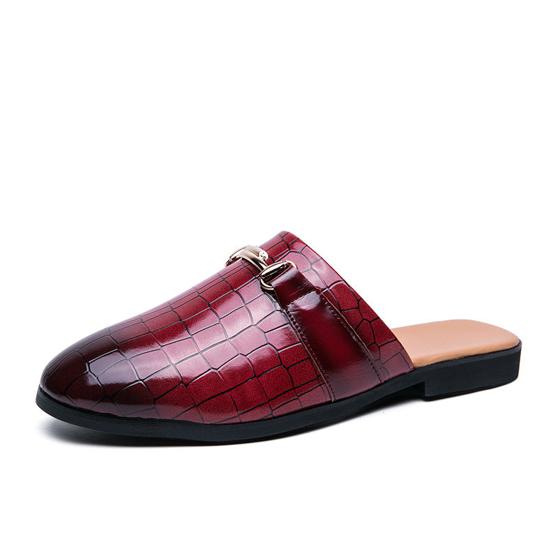 Zapatillas de hombre, zapatos de media caña, tendencia masculina, ropa de abrigo, zapatos de media caña, zapatos de hombre sin tacón