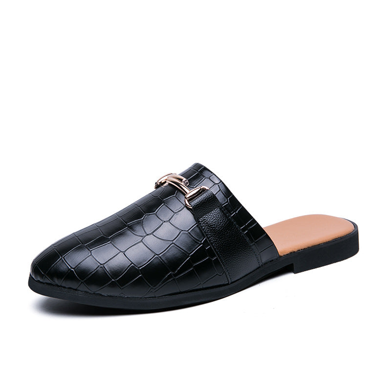 Zapatillas de hombre, zapatos de media caña, tendencia masculina, ropa de abrigo, zapatos de media caña, zapatos de hombre sin tacón