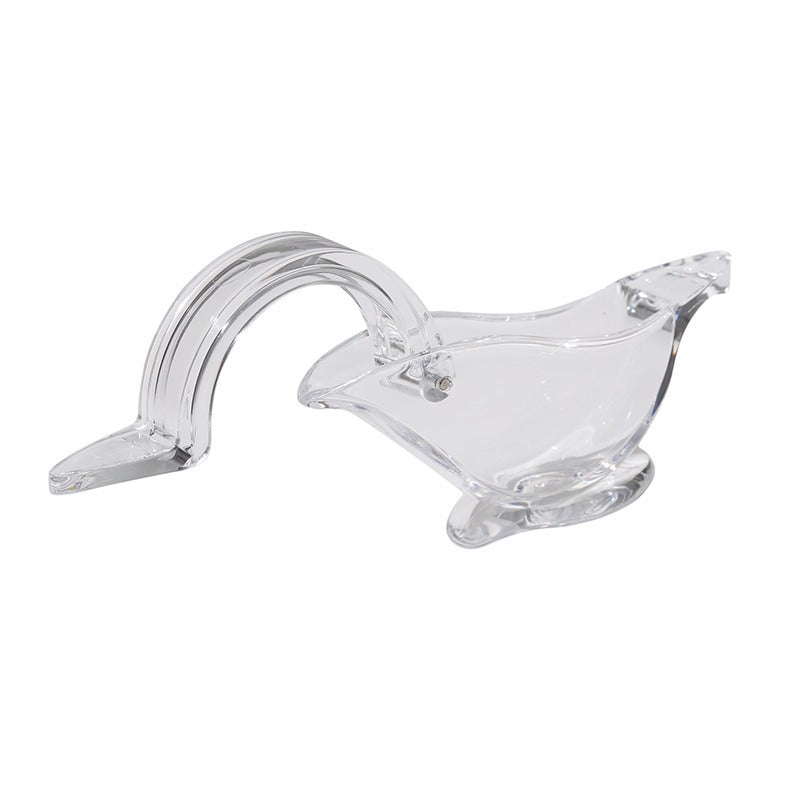 Exprimidor manual de limón acrílico transparente elegante con forma de pájaro, exprimidor de rodajas de limón, herramientas de cocina, gadgets