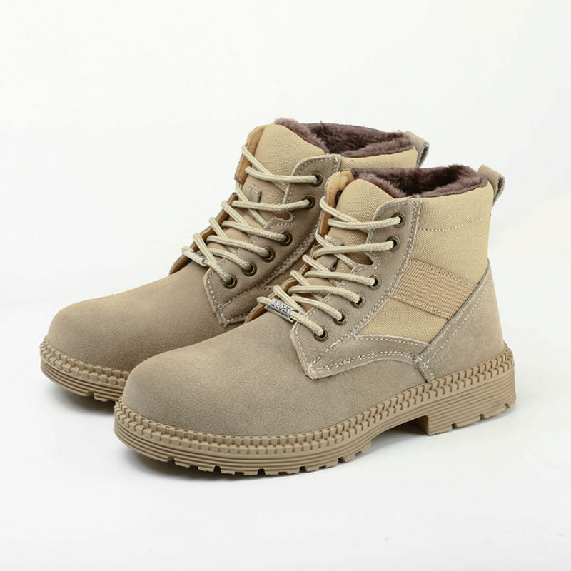 Oxford Cloth -SmasAntihing And Anti-Piercing High-Top Safety Shoes