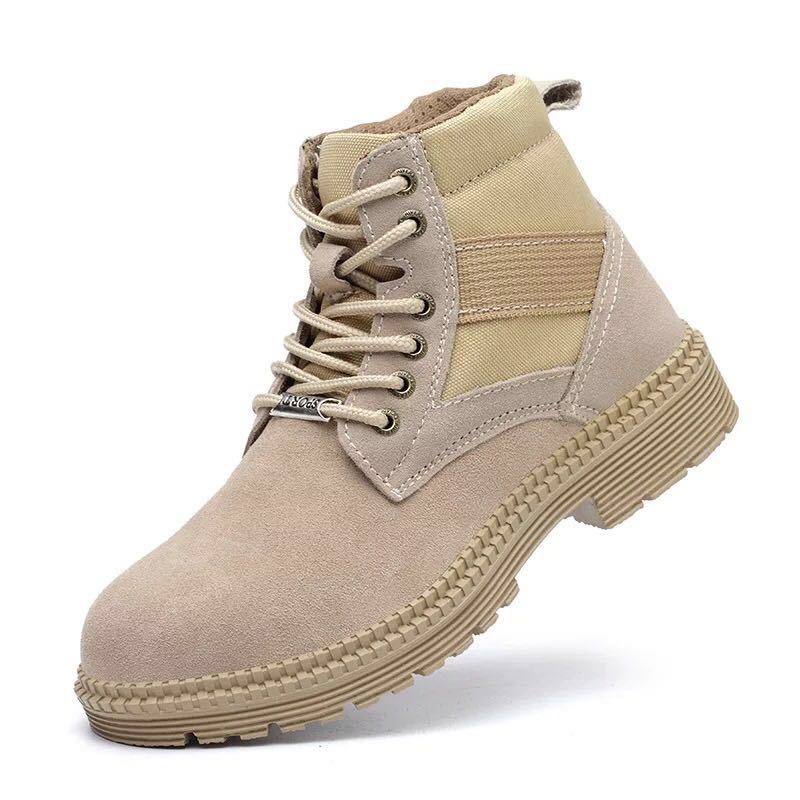 Oxford Cloth -SmasAntihing And Anti-Piercing High-Top Safety Shoes