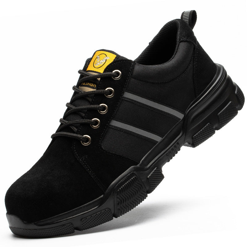 Oxford Cloth -SmasAntihing And Anti-Piercing High-Top Safety Shoes