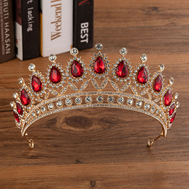 Brautkrone, Hochzeit, Legierung, Diamantkrone, modisch, eleganter Kopfschmuck