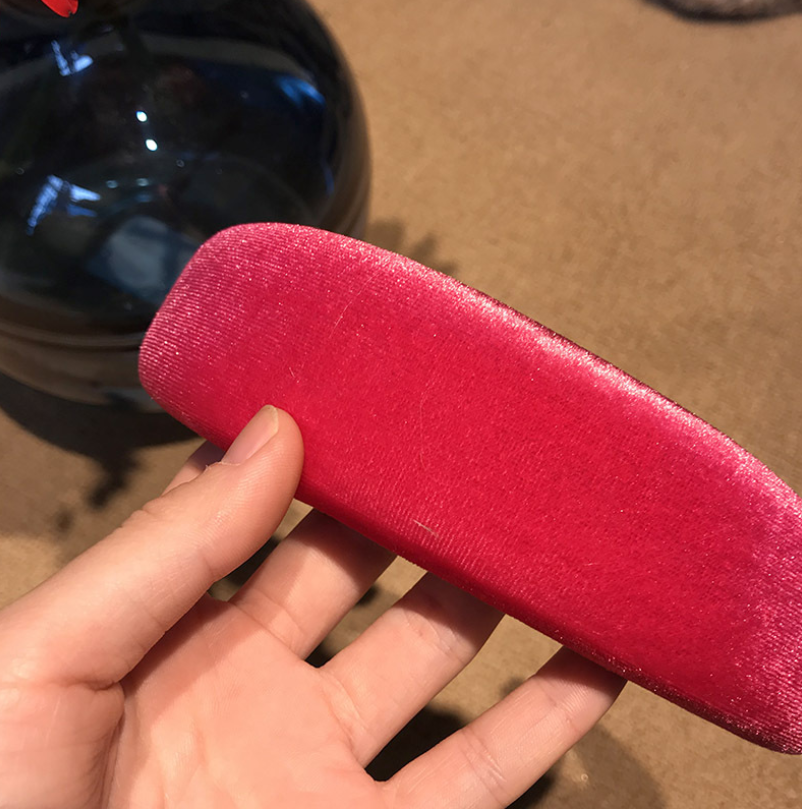 European fashion new Paris catwalk candy color velvet headband rainbow color velvet super soft comfortable texture hair accessories