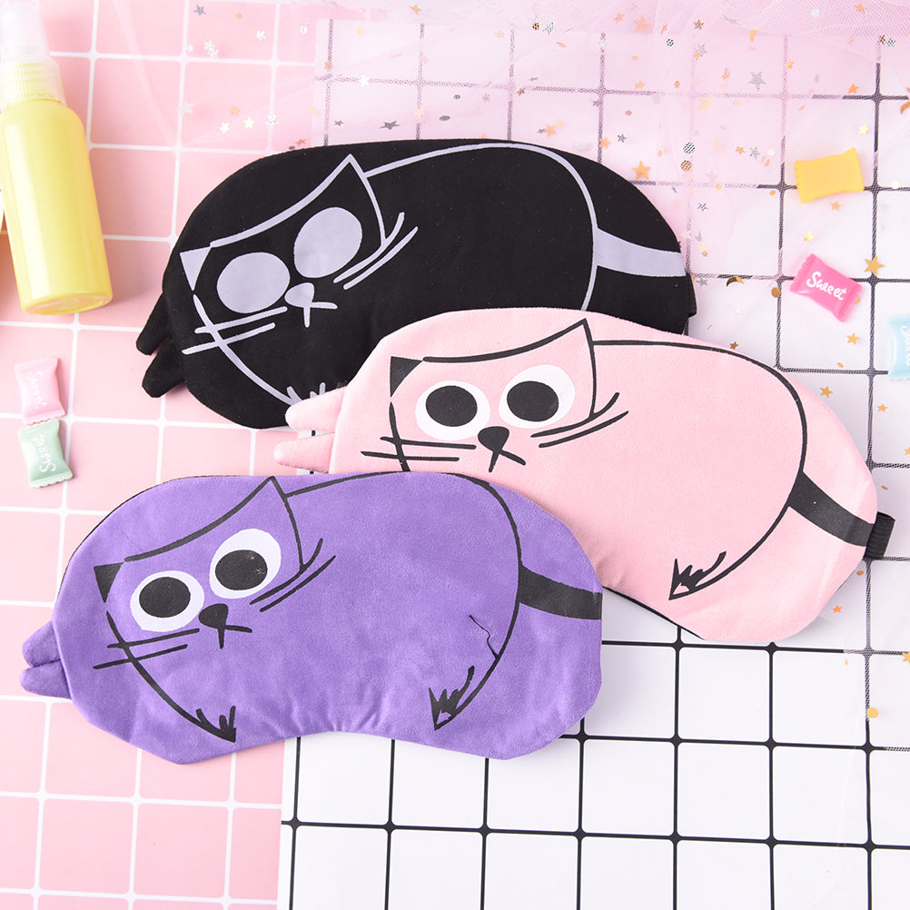 Cartoon cute summer cool breathable men and women ice pack sleep eye mask shading ice bag sleeping eye protection