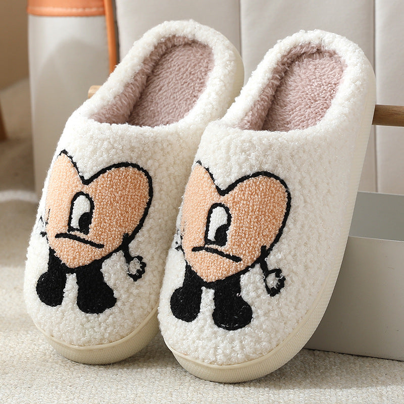 Bad Bunny Bad Bunny Love Autumn And Winter Couples Home Thick Bottom Cartoon Anti-Slip Slippers