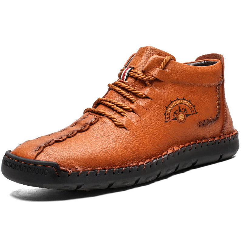 British lazy soft winter men's sports style cotton shoes