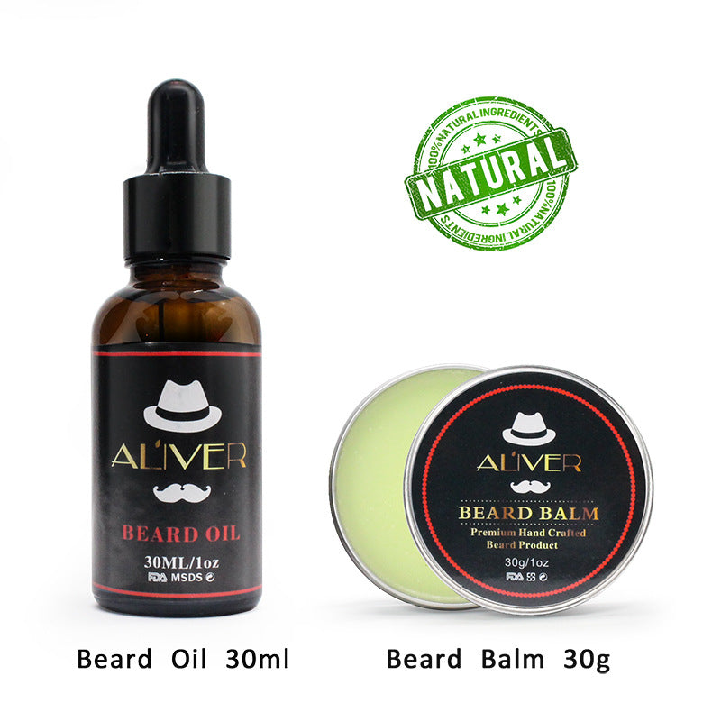Juego de afeitado de barba y cabello para hombre, herramienta de baño, cepillo, peine, tijeras de afeitar, juego de peinado limpio