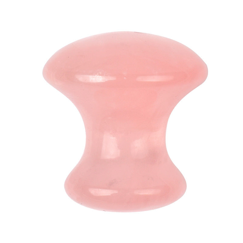 Ganze Massage Gua Sha Werkzeuge Natürlicher Rosenquarz Massagestein