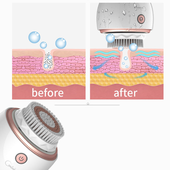 Cepillo de limpieza facial con carga inalámbrica