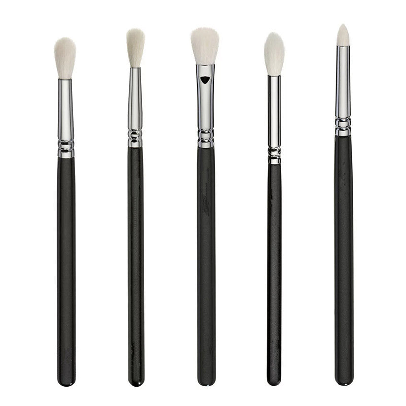 15 pinceles de maquillaje negros
