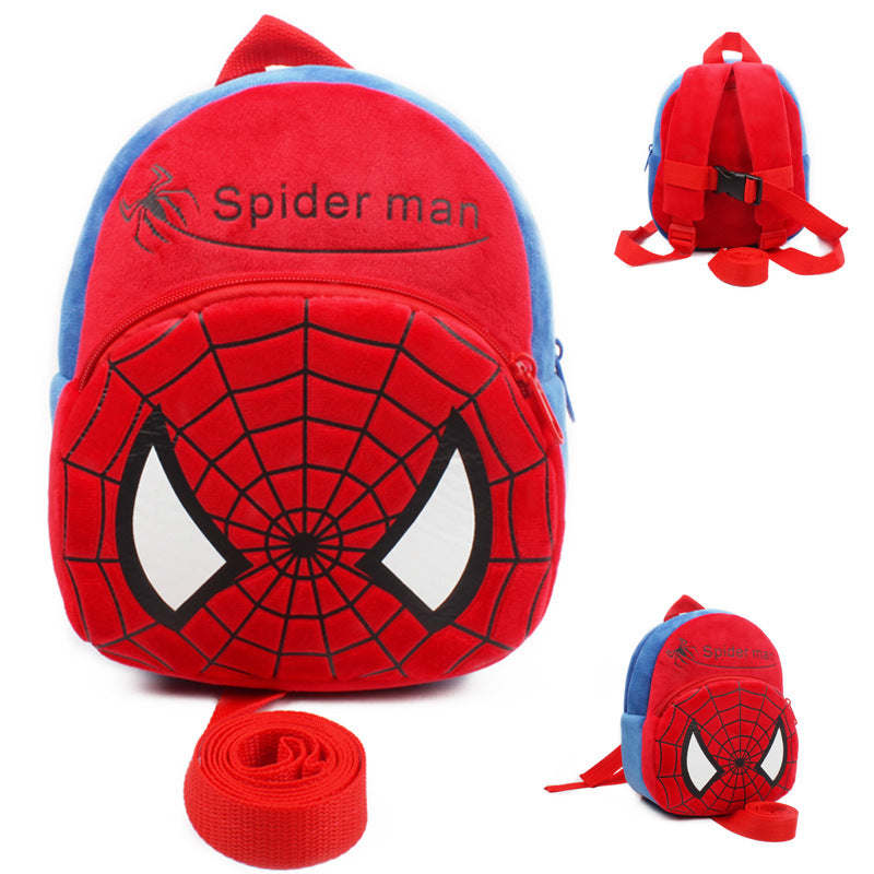 New baby small bag children backpack to prevent the loss of 1 and a half year and 2 year old female baby cartoon knapsack traction rope