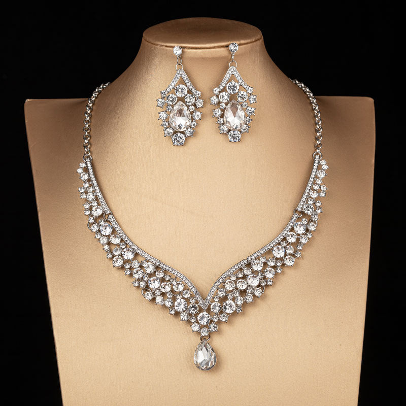 Brautkrone, Hochzeit, Legierung, Diamantkrone, modisch, eleganter Kopfschmuck