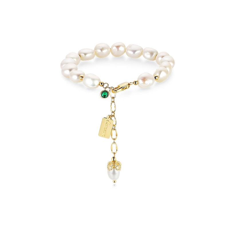 Armband aus Naturperlen