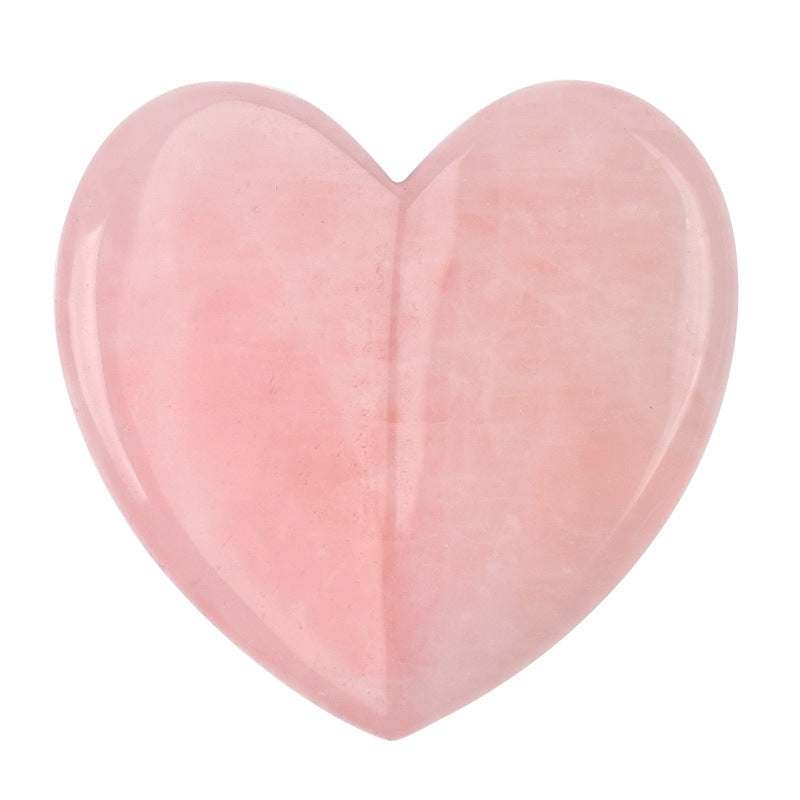 Ganze Massage Gua Sha Werkzeuge Natürlicher Rosenquarz Massagestein