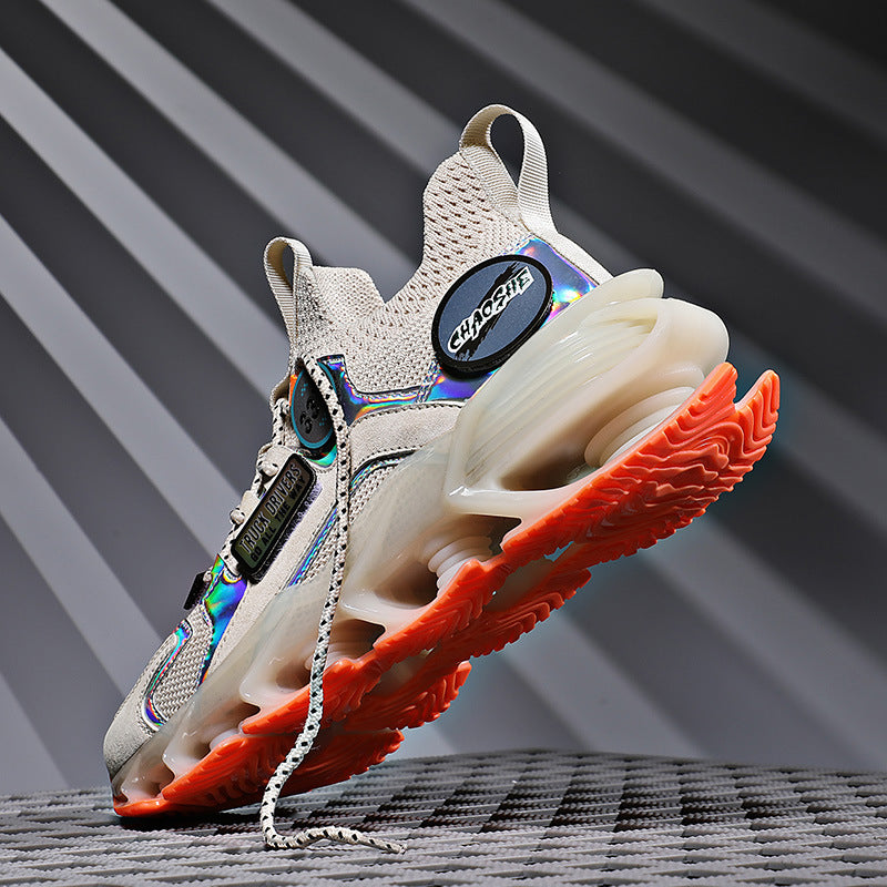 Blade Shock AbsorptioHollow n Sportschuhe Sommer Atmungsaktive Flying Woven Casual Schuhe