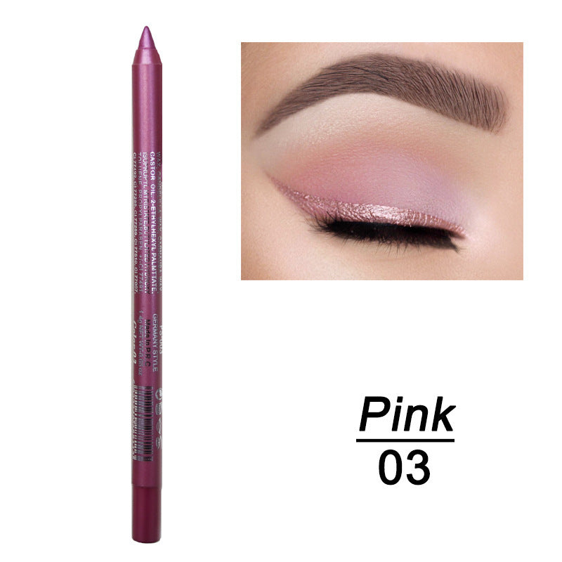 Delineador de ojos en gel de doble uso, duradero, resistente al agua y al sudor