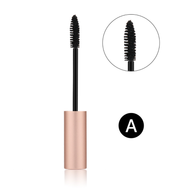 O.TWO.O 4d Seidenfaser-Wimperntusche, wasserfest, lange schwarze Wimpern, Wimpernverlängerung, Wimpernpinsel, Augen-Make-up, leicht zu tragen