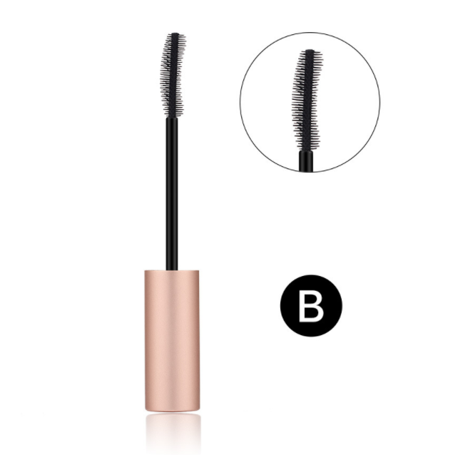 O.TWO.O 4d Seidenfaser-Wimperntusche, wasserfest, lange schwarze Wimpern, Wimpernverlängerung, Wimpernpinsel, Augen-Make-up, leicht zu tragen