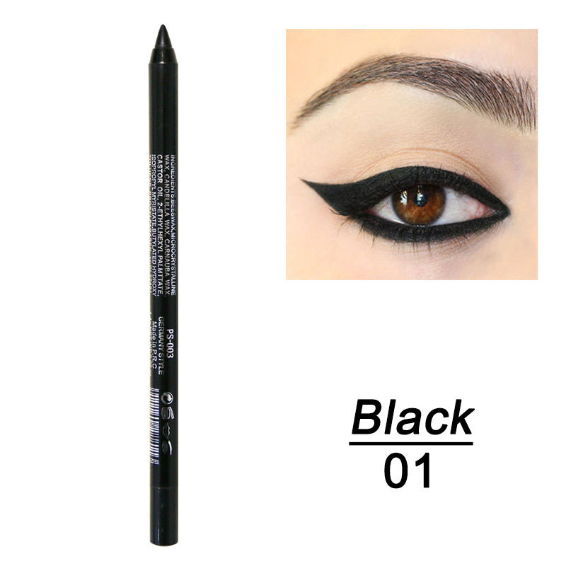 Delineador de ojos en gel de doble uso, duradero, resistente al agua y al sudor