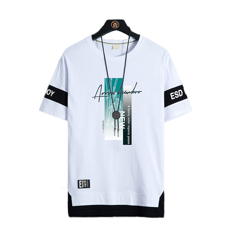 Lässige T-Shirt-Shorts-Kombination
